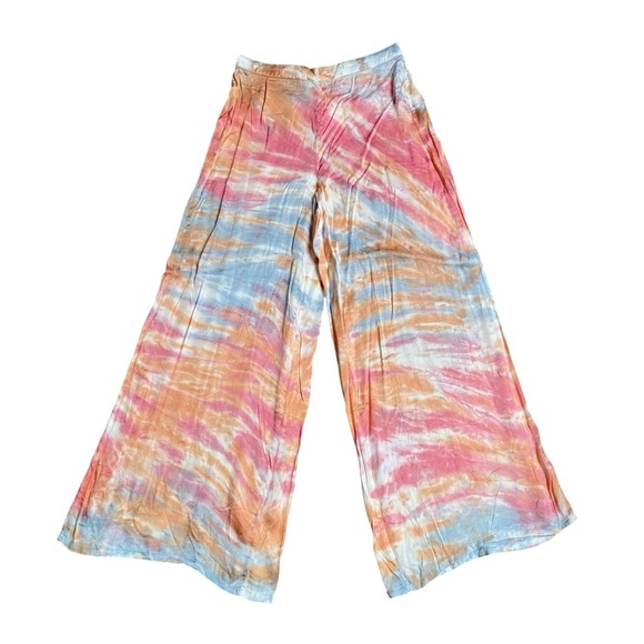 Young Fabulous & Broke Aiko Tie-Dye Wide Leg Pants Resort Boho Size M NWT - Picture 5 of 15